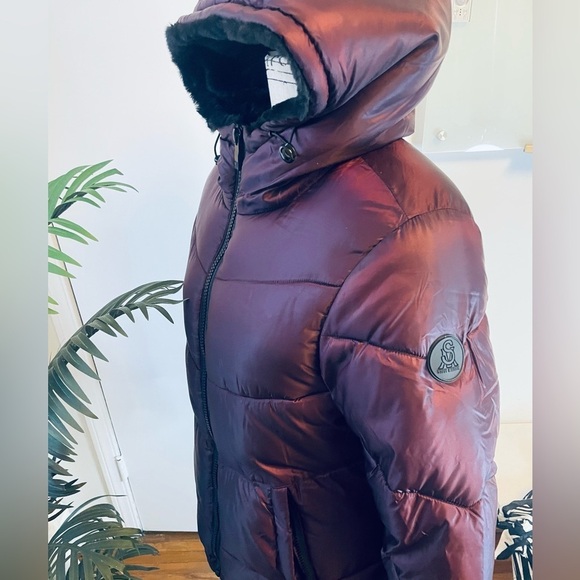 STEVE MADDEN Womens Faux Fur Lined Cold Weather Puffer Jacket - Picture 6 of 15